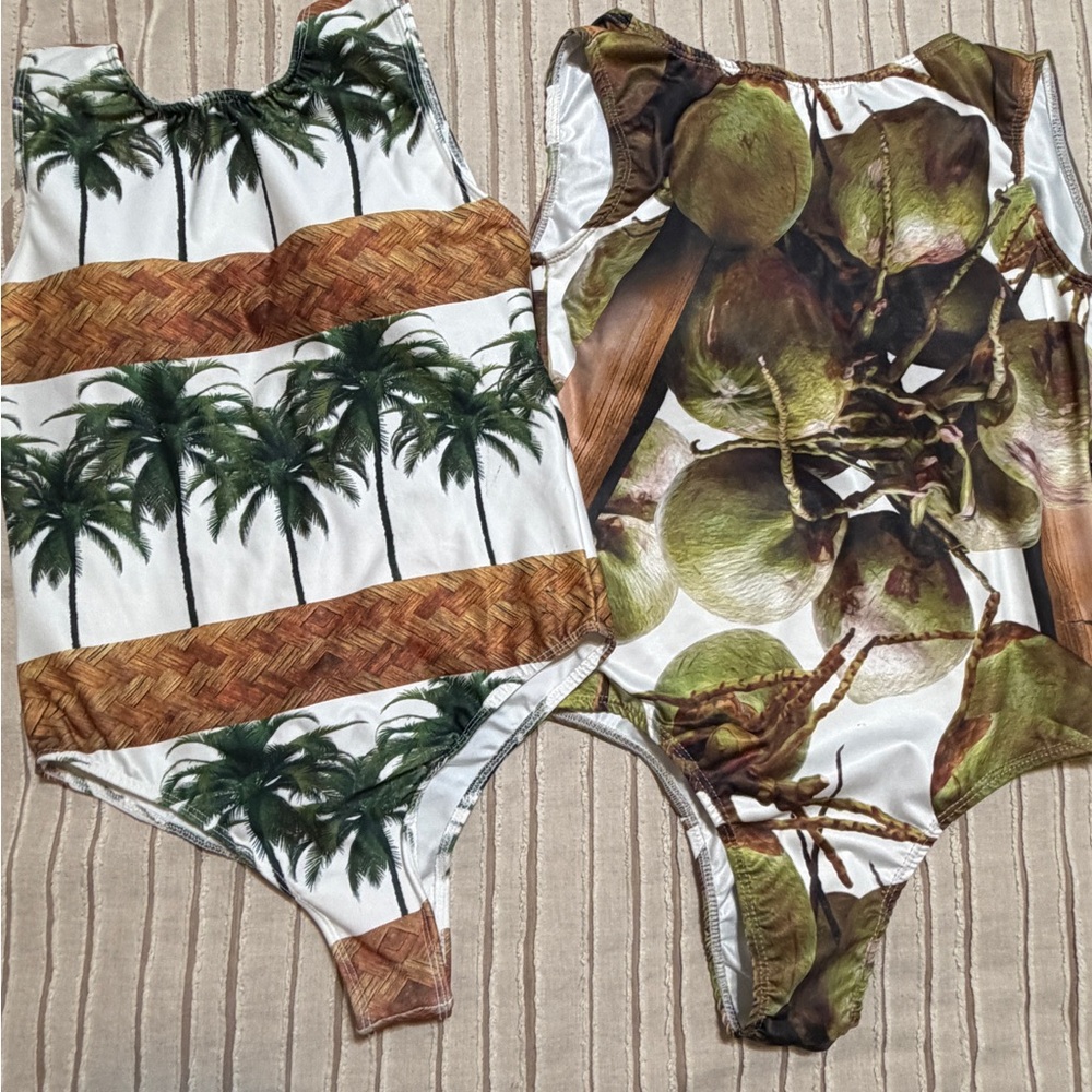 Tropical Print Bodysuits